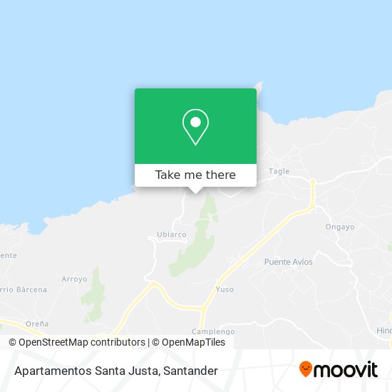 Apartamentos Santa Justa map