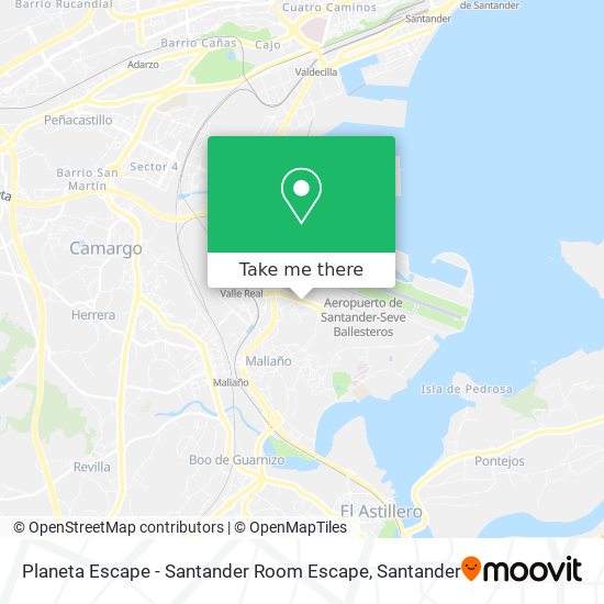 Planeta Escape - Santander Room Escape map