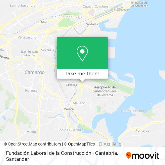 Fundación Laboral de la Construcción - Cantabria map