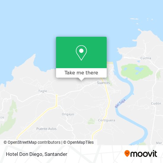 Hotel Don Diego map