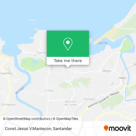 Const.Jesus V.Mantecon map