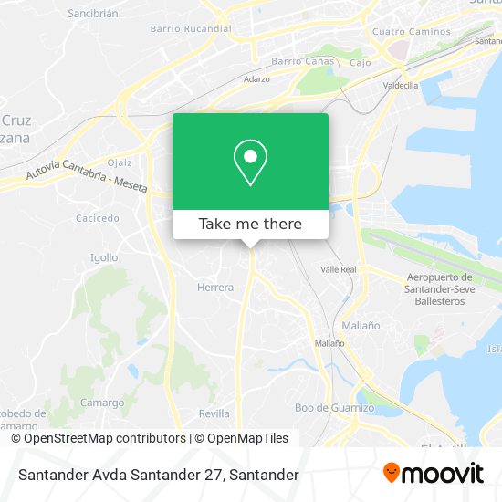 Santander Avda Santander 27 map