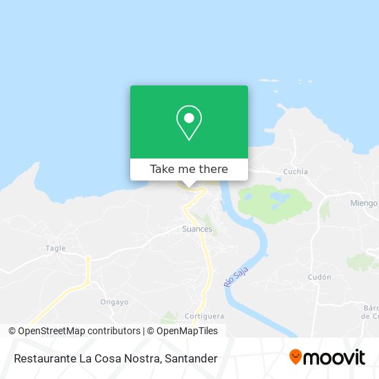 mapa Restaurante La Cosa Nostra