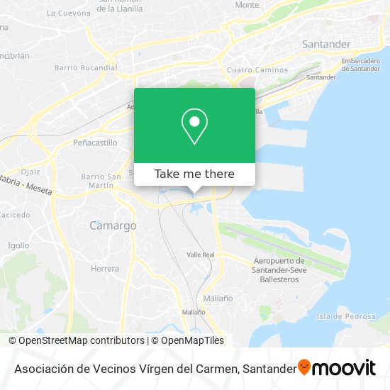 Asociación de Vecinos Vírgen del Carmen map