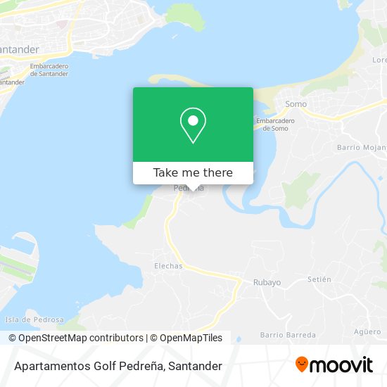 Apartamentos Golf Pedreña map