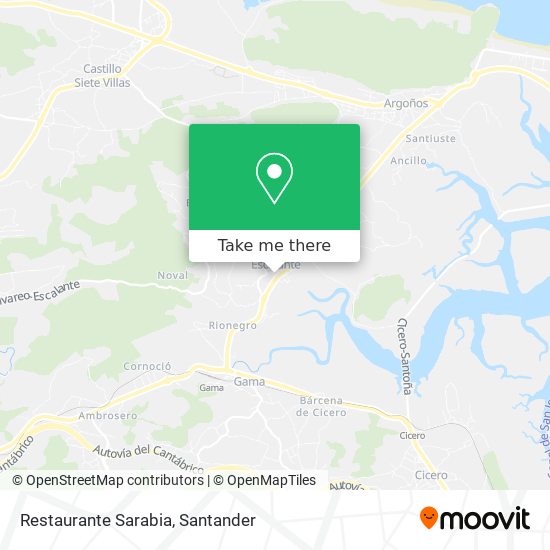 mapa Restaurante Sarabia