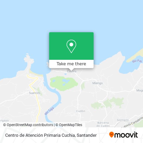 Centro de Atención Primaria Cuchia map