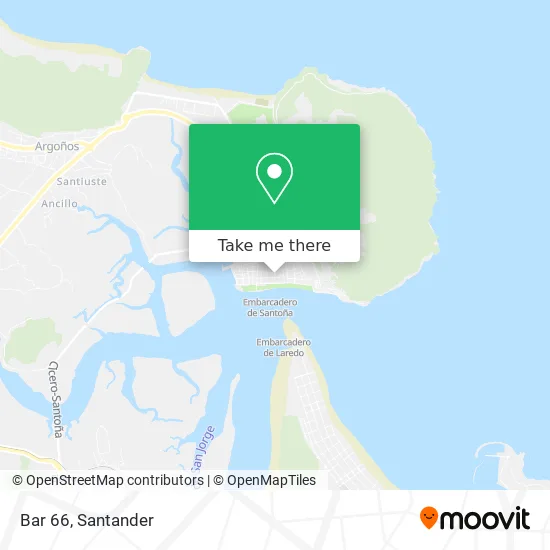 Bar 66 map