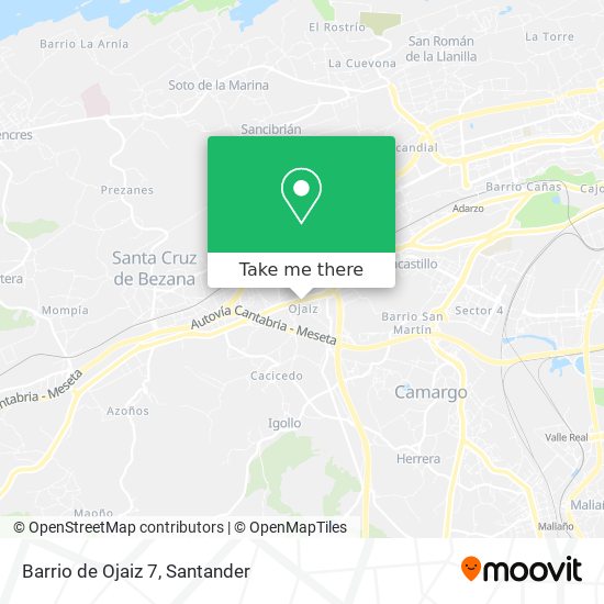 Barrio de Ojaiz 7 map