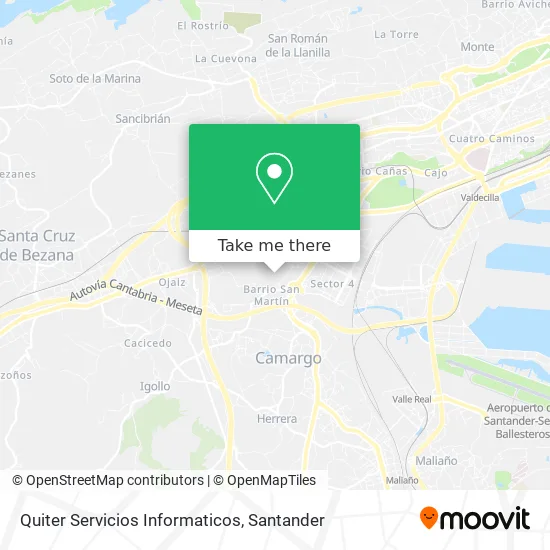 Quiter Servicios Informaticos map