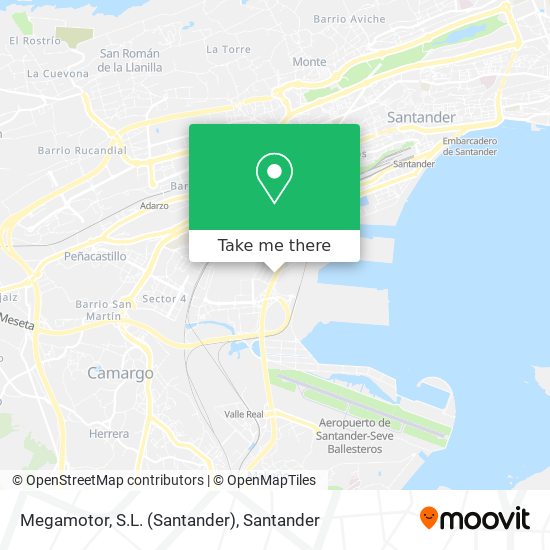 Megamotor, S.L. (Santander) map