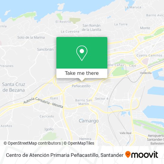 Centro de Atención Primaria Peñacastillo map