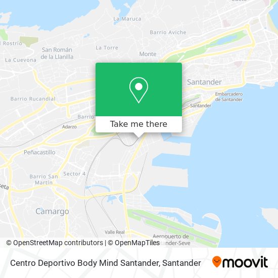 Centro Deportivo Body Mind Santander map