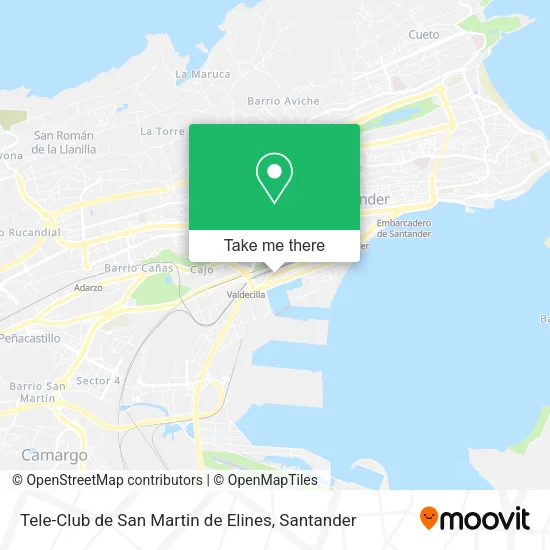 Tele-Club de San Martin de Elines map