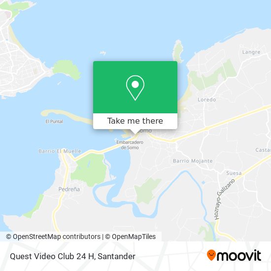 Quest Video Club 24 H map