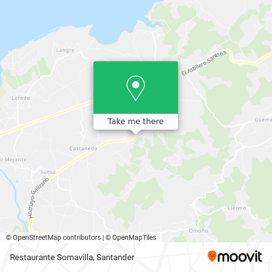mapa Restaurante Somavilla