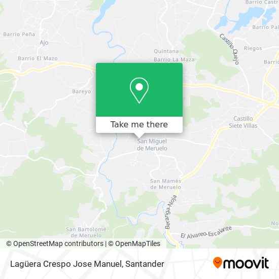 Lagüera Crespo Jose Manuel map