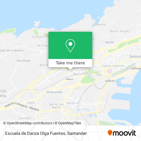 Escuela de Danza Olga Fuentes map