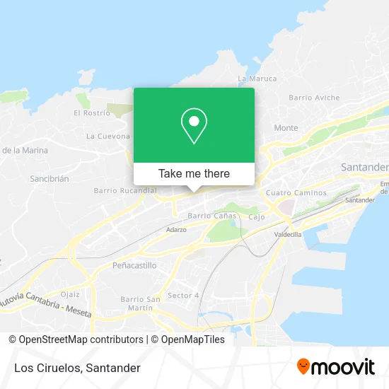 Los Ciruelos map