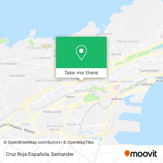 Cruz Roja Española map