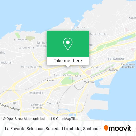 La Favorita Seleccion Sociedad Limitada. map