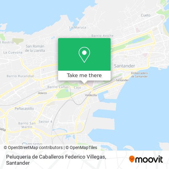 Peluquería de Caballeros Federico Villegas map