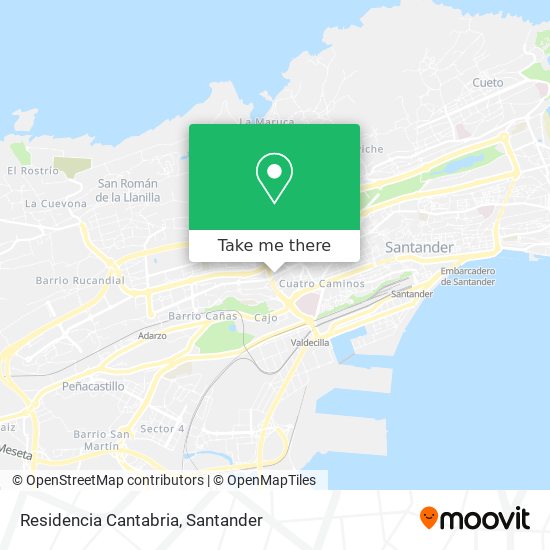 Residencia Cantabria map