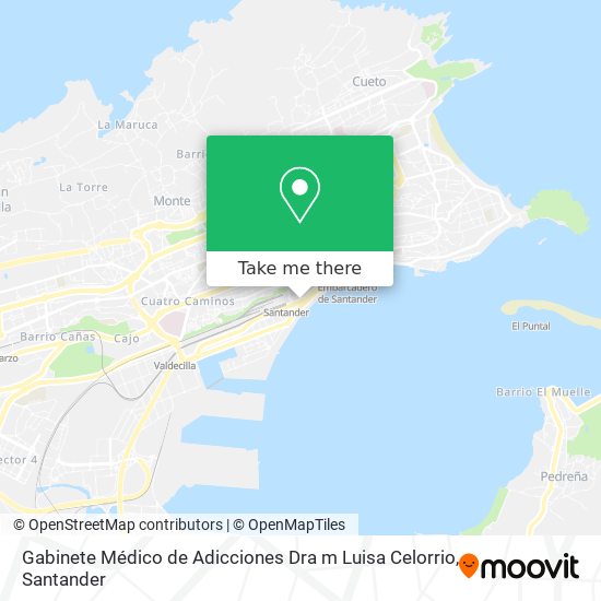 Gabinete Médico de Adicciones Dra m Luisa Celorrio map