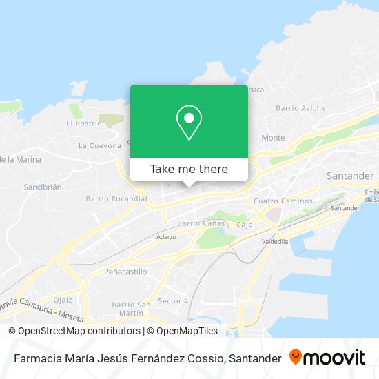 Farmacia María Jesús Fernández Cossio map