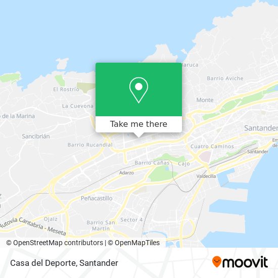 Casa del Deporte map