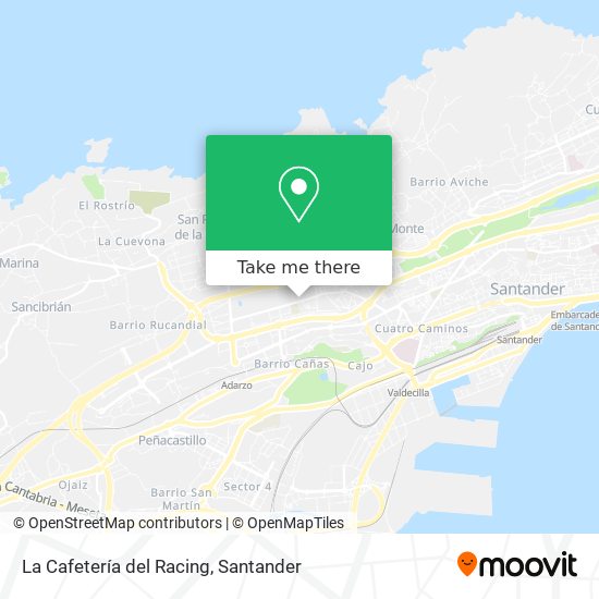 La Cafetería del Racing map