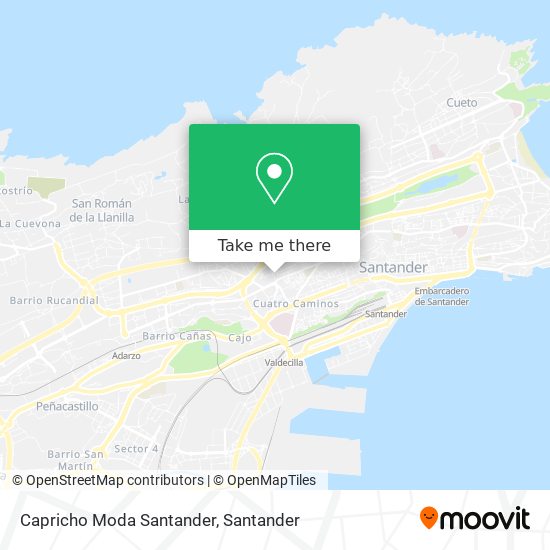 Capricho Moda Santander map