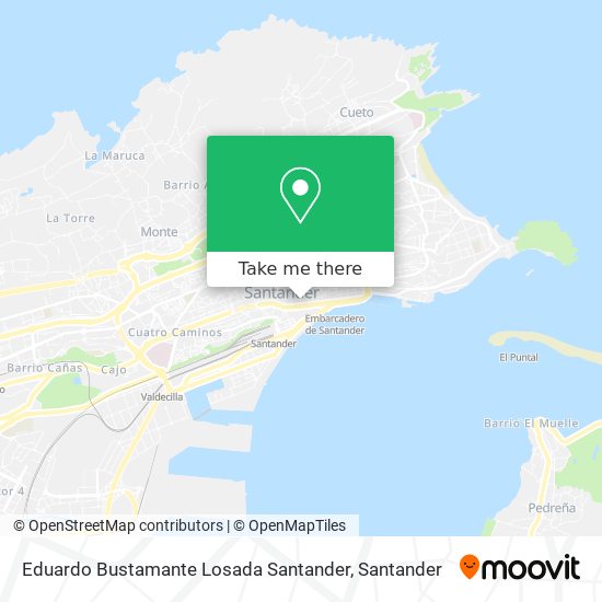 Eduardo Bustamante Losada Santander map