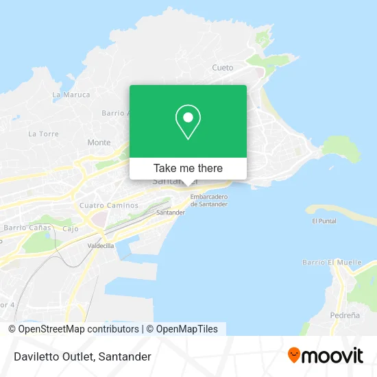 Daviletto Outlet map