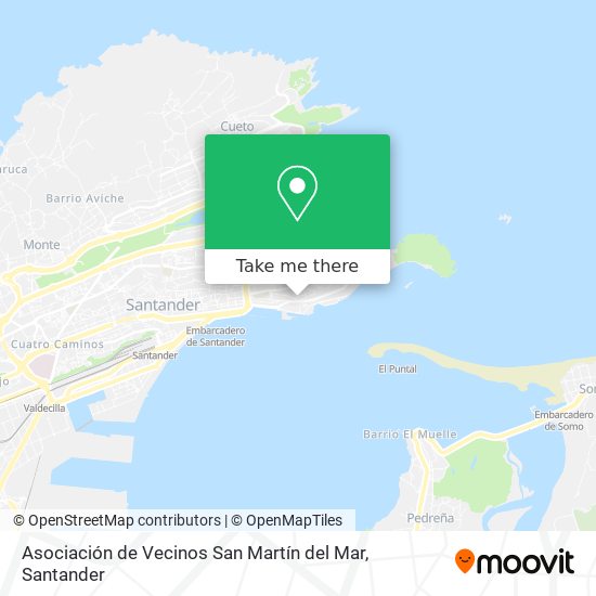 Asociación de Vecinos San Martín del Mar map