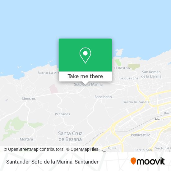 Santander Soto de la Marina map
