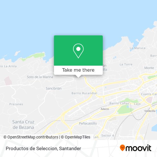 Productos de Seleccion map