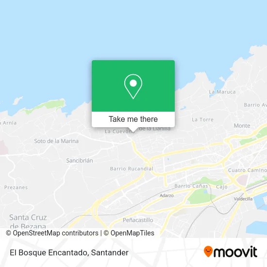 El Bosque Encantado map