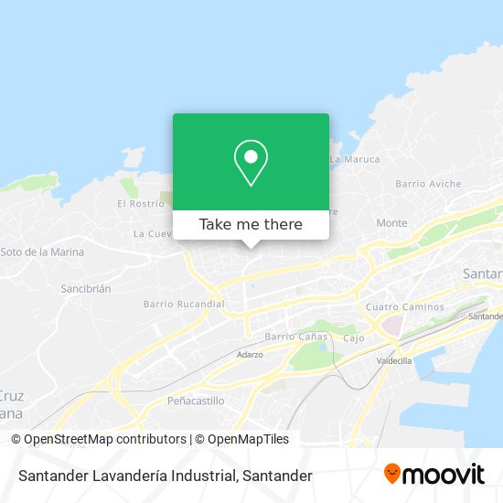 Santander Lavandería Industrial map