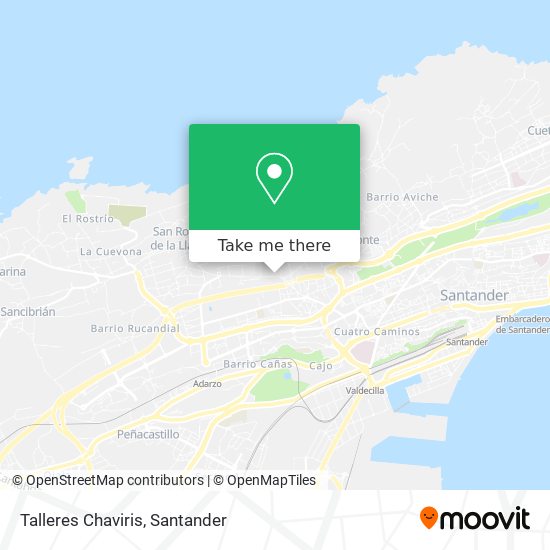 Talleres Chaviris map