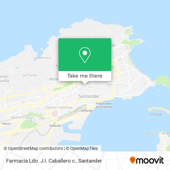 Farmacia Ldo. J.I. Caballero c. map