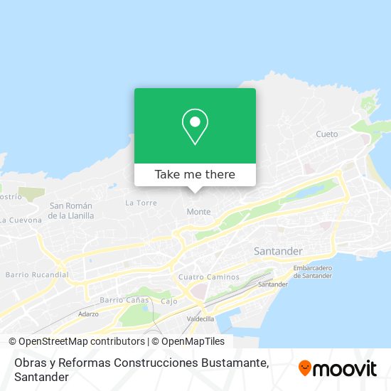 Obras y Reformas Construcciones Bustamante map