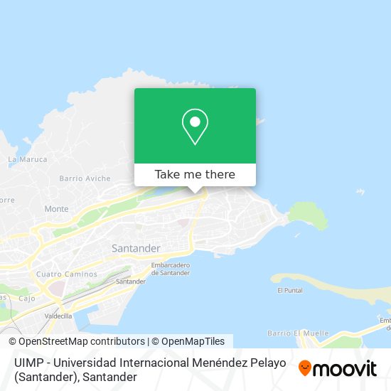 UIMP - Universidad Internacional Menéndez Pelayo (Santander) map