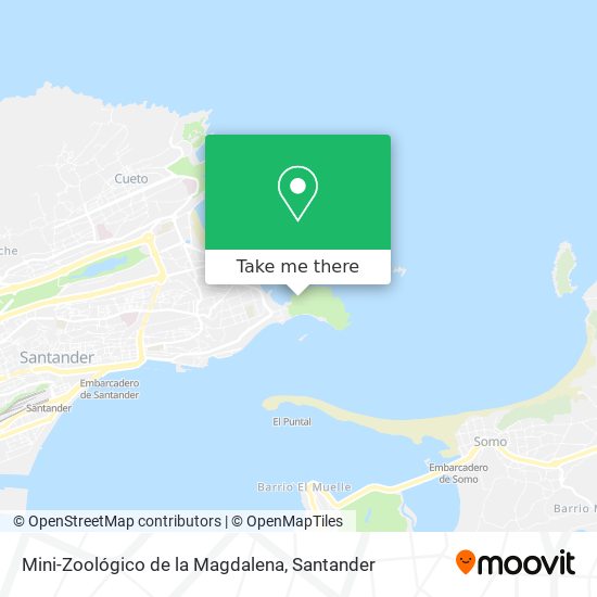 mapa Mini-Zoológico de la Magdalena