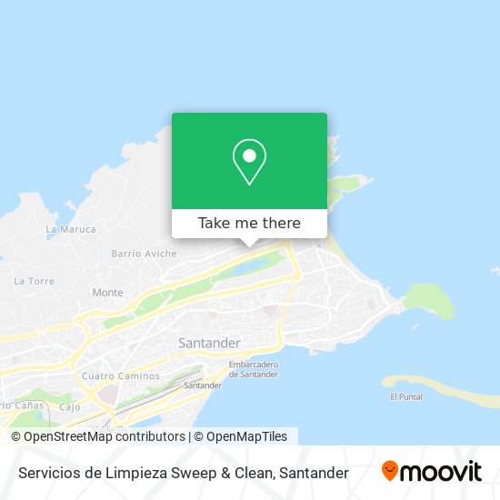 mapa Servicios de Limpieza Sweep & Clean