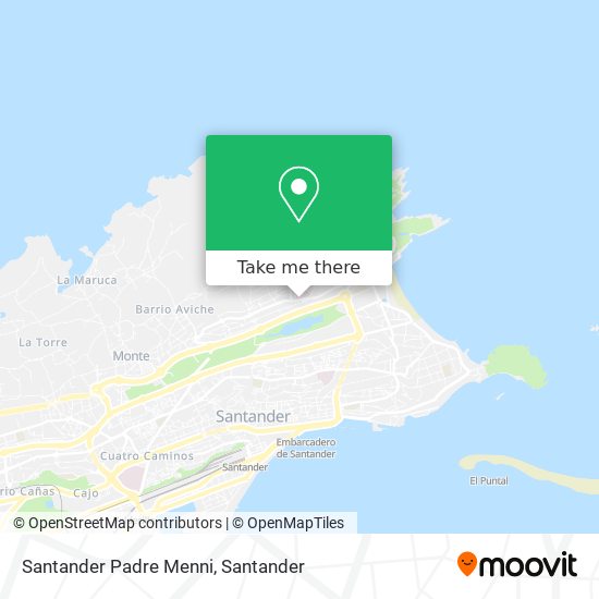 mapa Santander Padre Menni