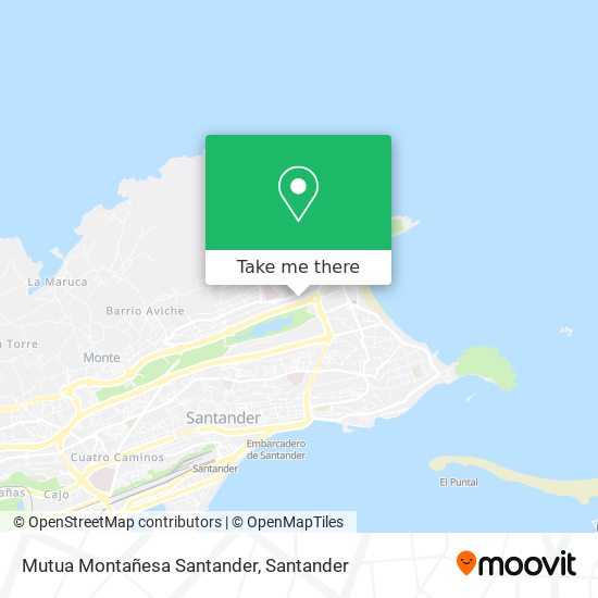 Mutua Montañesa Santander map