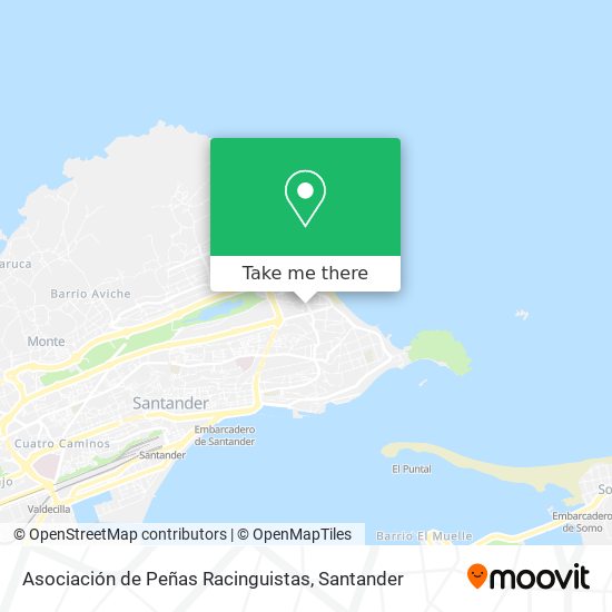 Asociación de Peñas Racinguistas map