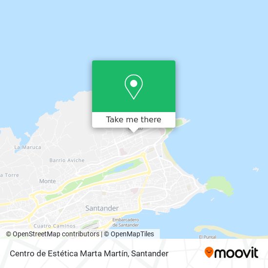 mapa Centro de Estética Marta Martín