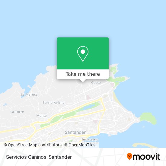 Servicios Caninos map